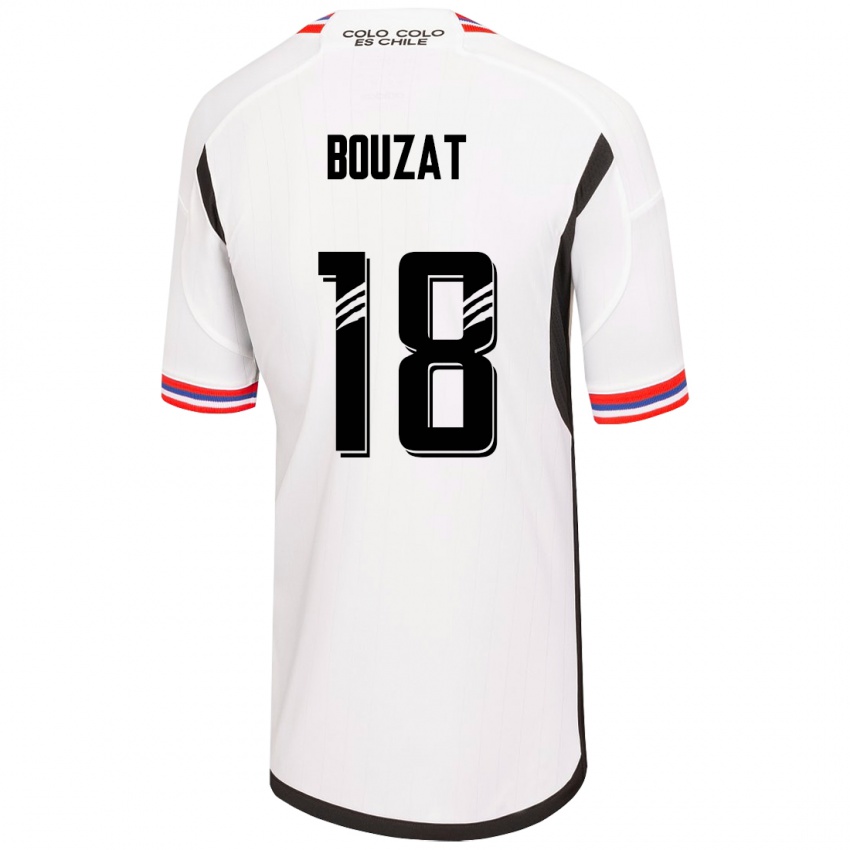Herren Agustín Bouzat #18 Weiß Heimtrikot Trikot 2023/24 T-Shirt