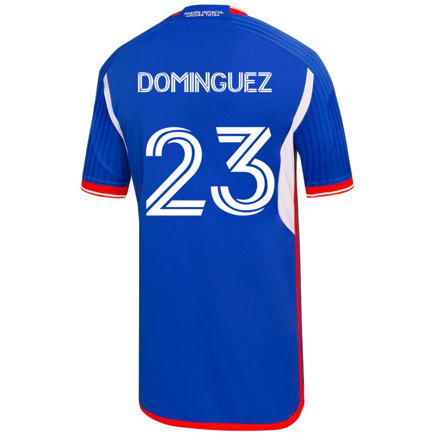 Herren Nery Dominguez #23 Blau Heimtrikot Trikot 2023/24 T-Shirt