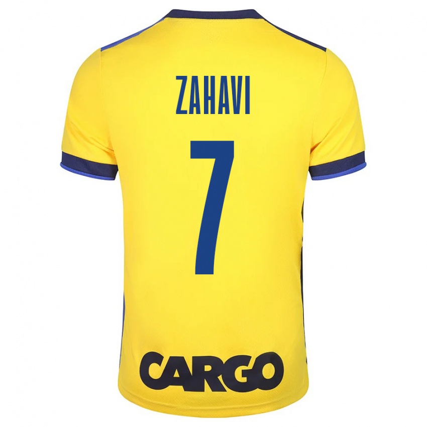 Herren Eran Zahavi #7 Gelb Heimtrikot Trikot 2023/24 T-Shirt
