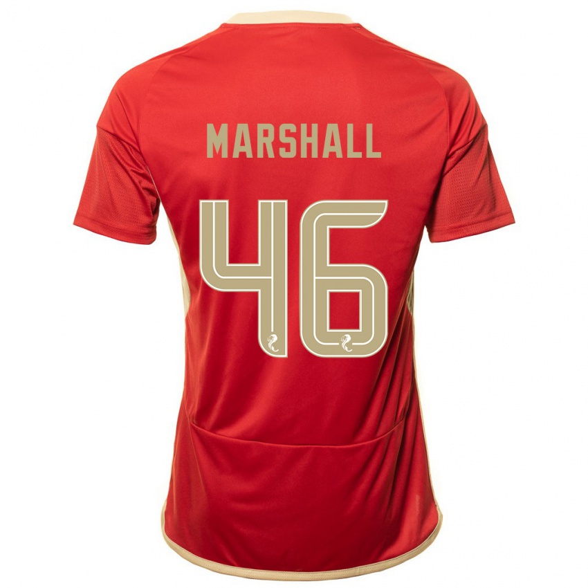 Herren Findlay Marshall #46 Rot Heimtrikot Trikot 2023/24 T-Shirt