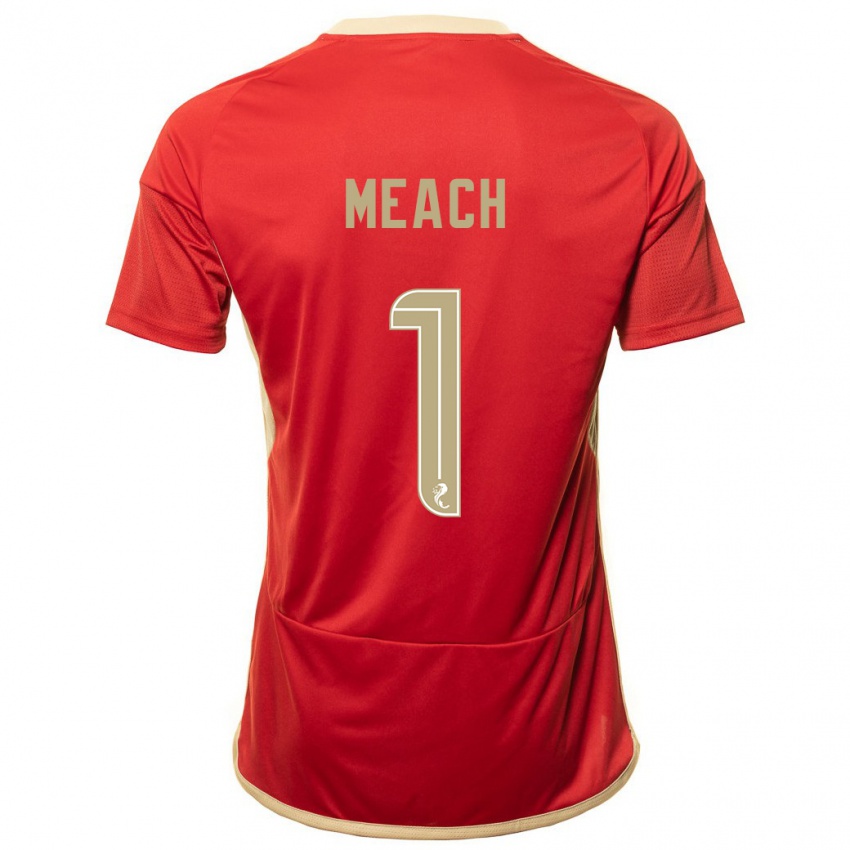 Herren Aaliyah-Jay Meach #1 Rot Heimtrikot Trikot 2023/24 T-Shirt