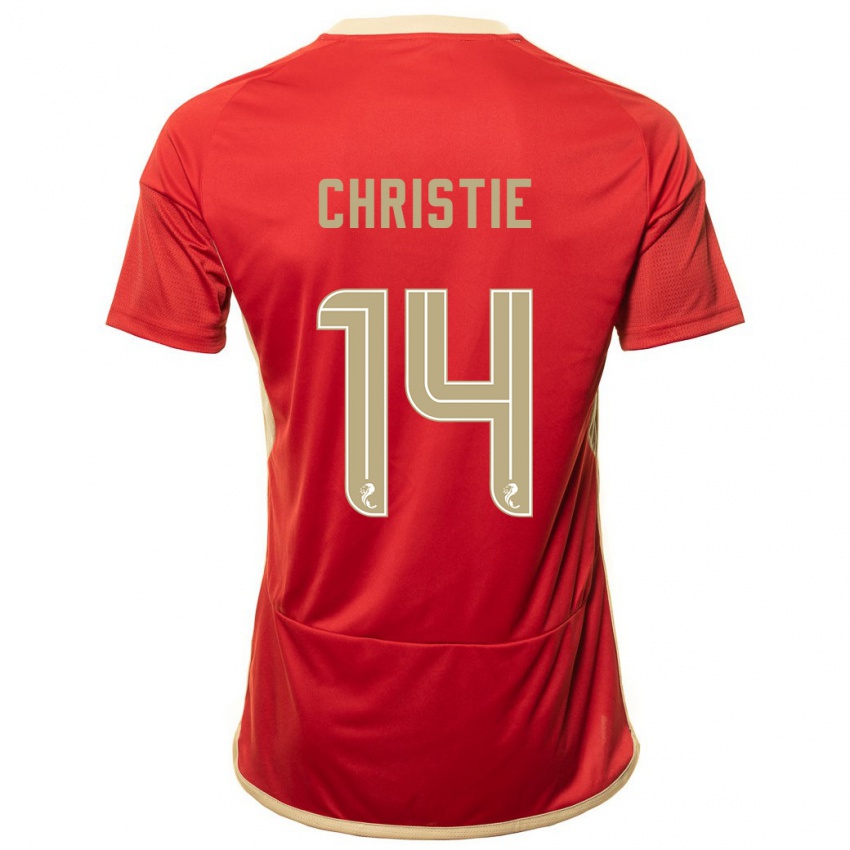 Herren Mya Christie #14 Rot Heimtrikot Trikot 2023/24 T-Shirt