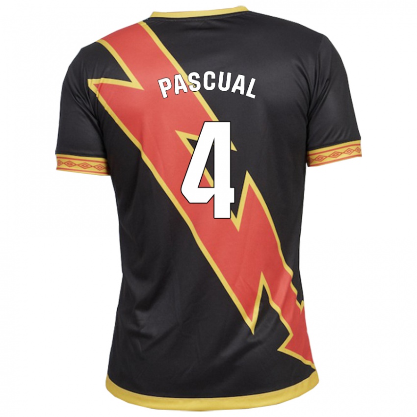 Herren Martin Pascual #4 Schwarz Auswärtstrikot Trikot 2023/24 T-Shirt