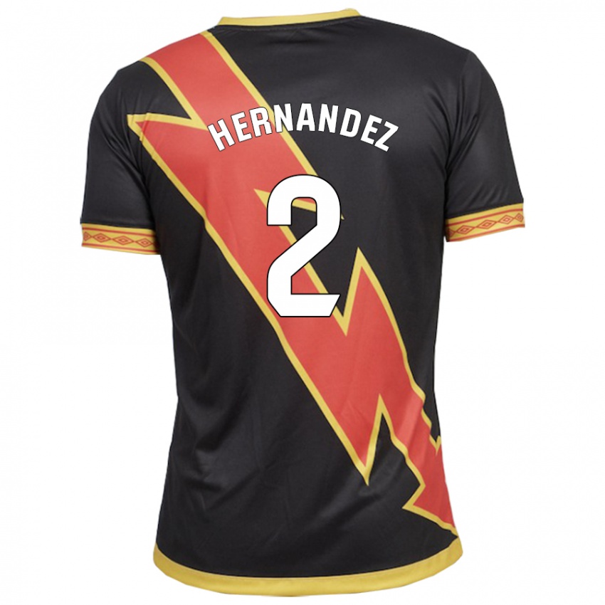 Herren Marco Hernández #2 Schwarz Auswärtstrikot Trikot 2023/24 T-Shirt