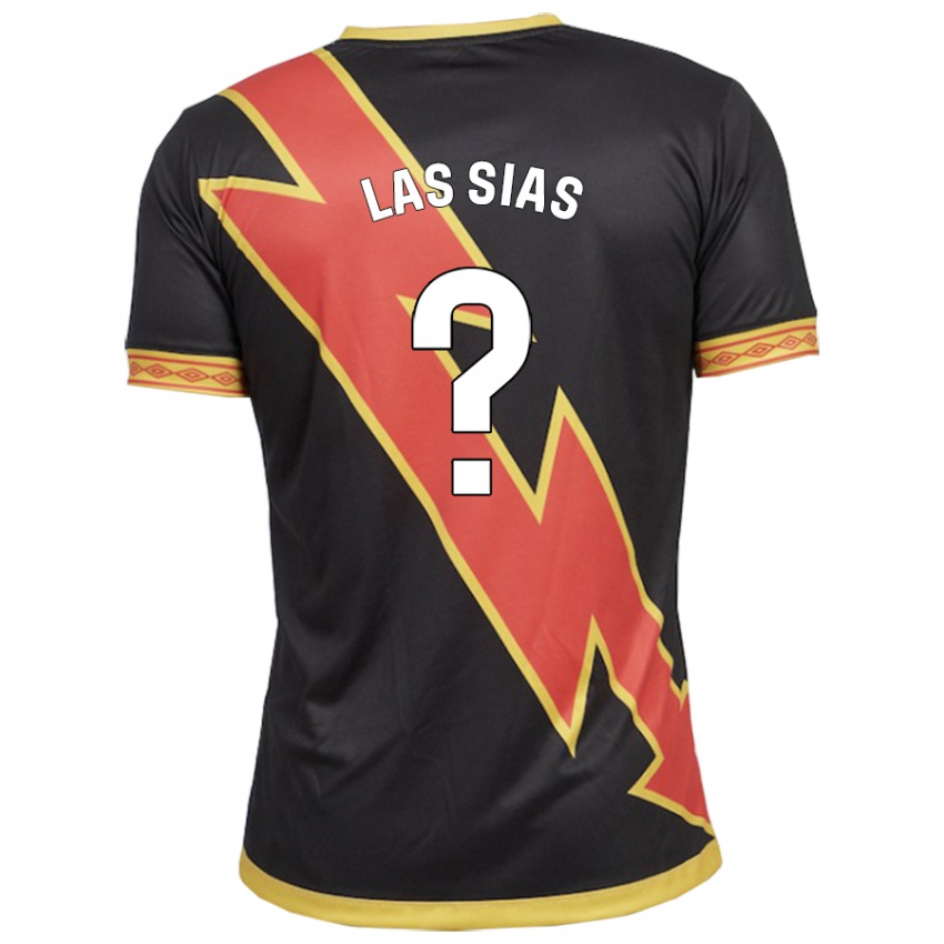 Herren Marco De Las Sías #0 Schwarz Auswärtstrikot Trikot 2023/24 T-Shirt