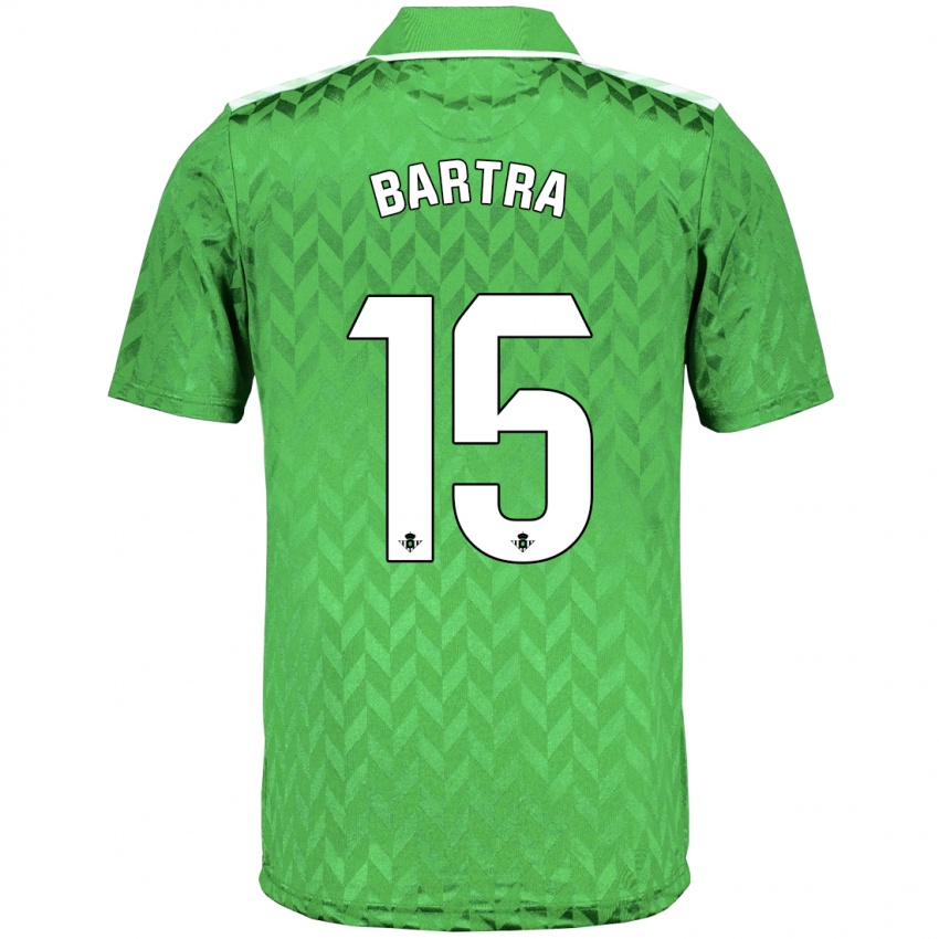 Herren Marc Bartra #15 Grün Auswärtstrikot Trikot 2023/24 T-Shirt