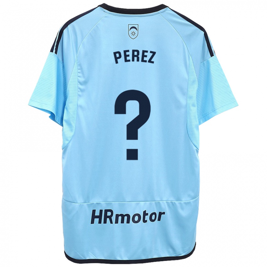 Herren Bruno Perez #0 Blau Auswärtstrikot Trikot 2023/24 T-Shirt