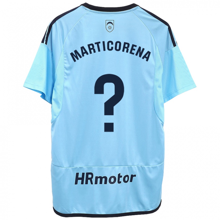 Herren Ander Marticorena #0 Blau Auswärtstrikot Trikot 2023/24 T-Shirt