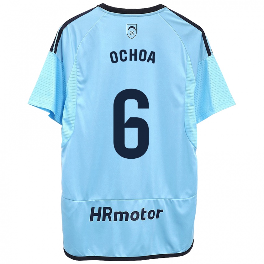 Herren Celia Ochoa Ibañez #6 Blau Auswärtstrikot Trikot 2023/24 T-Shirt