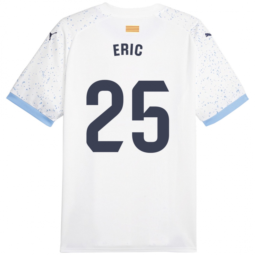 Herren Eric Garcia #25 Weiß Auswärtstrikot Trikot 2023/24 T-Shirt