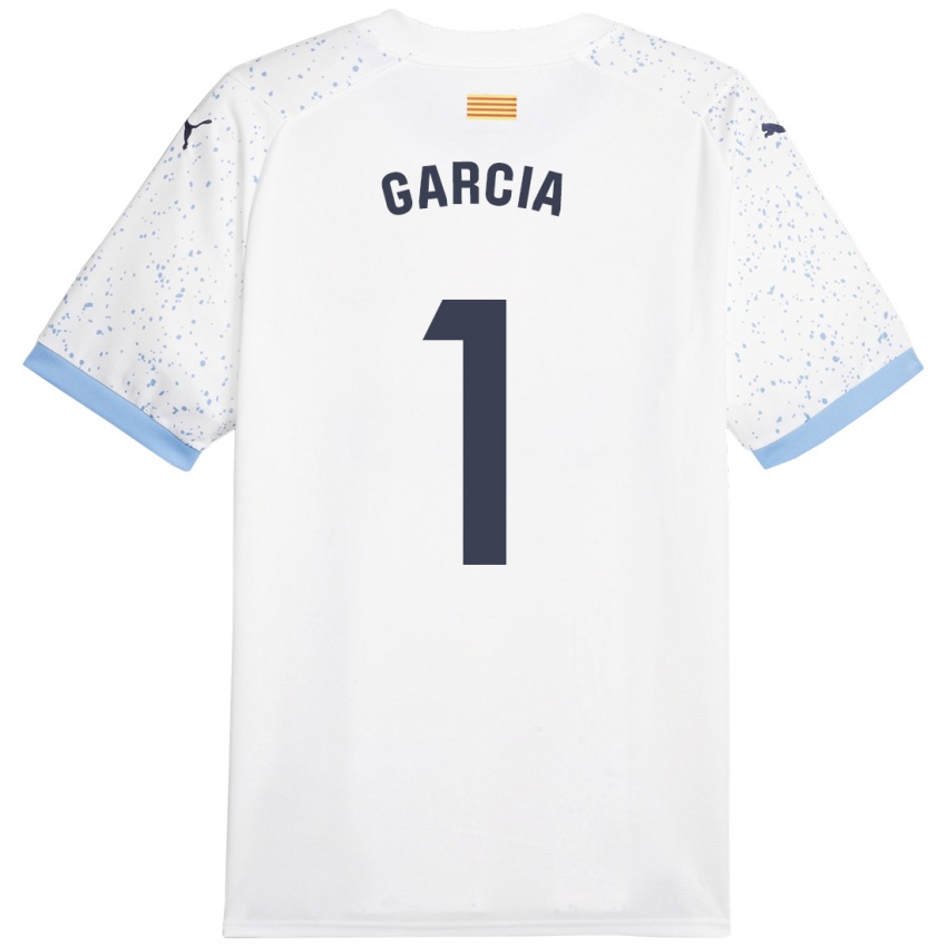 Herren Lucas García #1 Weiß Auswärtstrikot Trikot 2023/24 T-Shirt