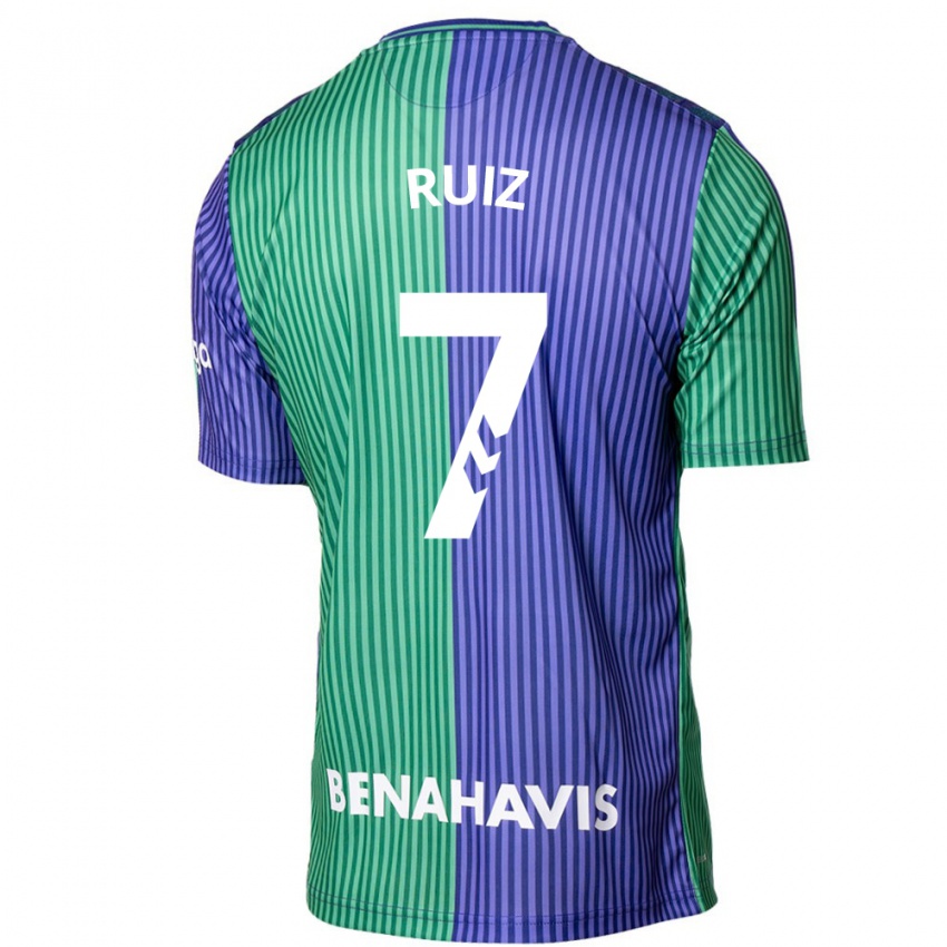 Herren María Ruiz #7 Grün Blau Auswärtstrikot Trikot 2023/24 T-Shirt