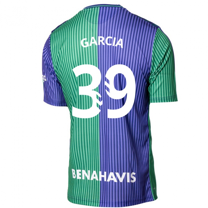 Herren Claudia García #39 Grün Blau Auswärtstrikot Trikot 2023/24 T-Shirt