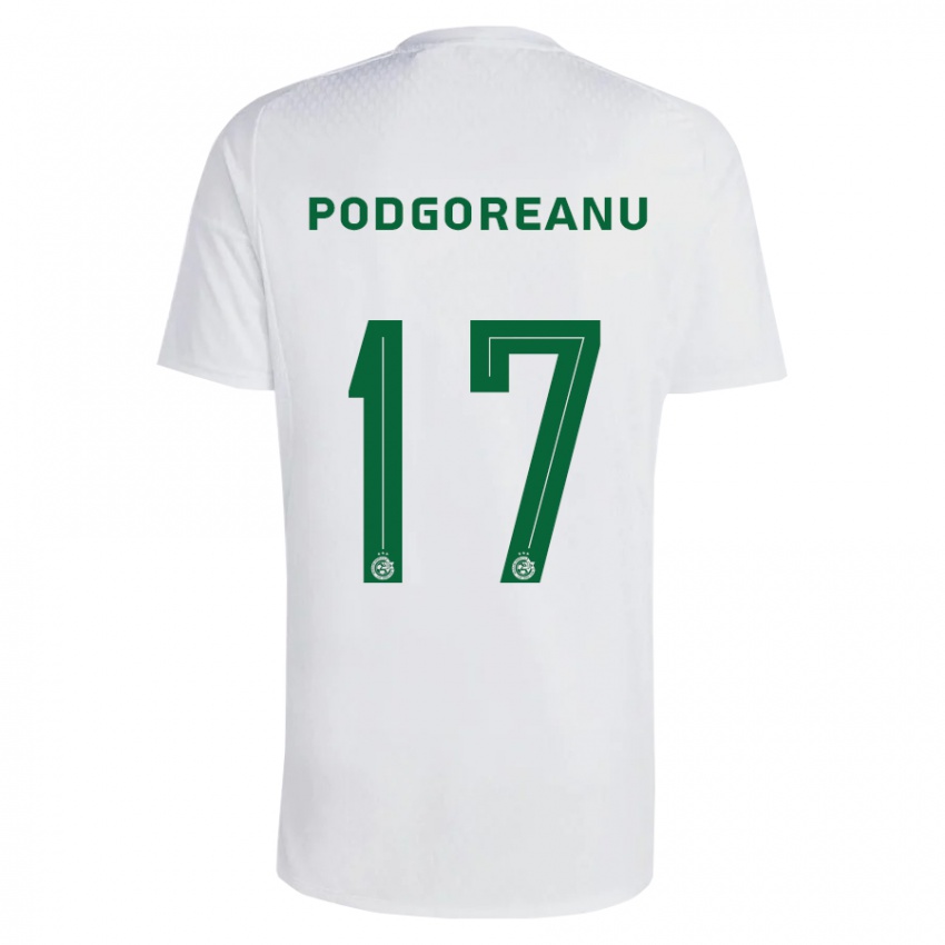 Herren Suf Podgoreanu #17 Grün Blau Auswärtstrikot Trikot 2023/24 T-Shirt