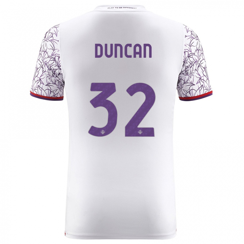 Herren Alfred Duncan #32 Weiß Auswärtstrikot Trikot 2023/24 T-Shirt