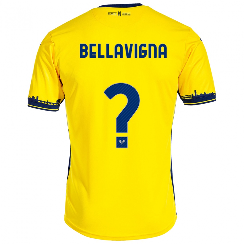 Herren Marco Bellavigna #0 Gelb Auswärtstrikot Trikot 2023/24 T-Shirt