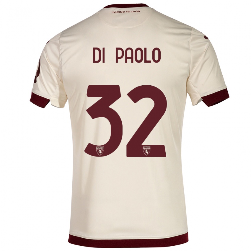 Herren Sebastiano Di Paolo #32 Sekt Auswärtstrikot Trikot 2023/24 T-Shirt