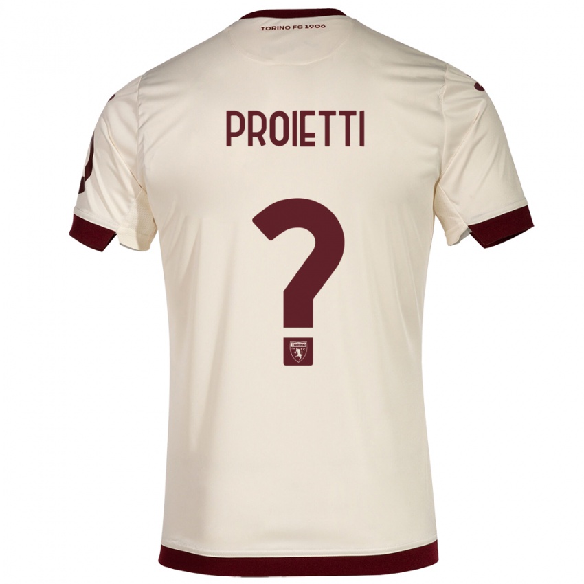 Herren Riccardo Proietti #0 Sekt Auswärtstrikot Trikot 2023/24 T-Shirt