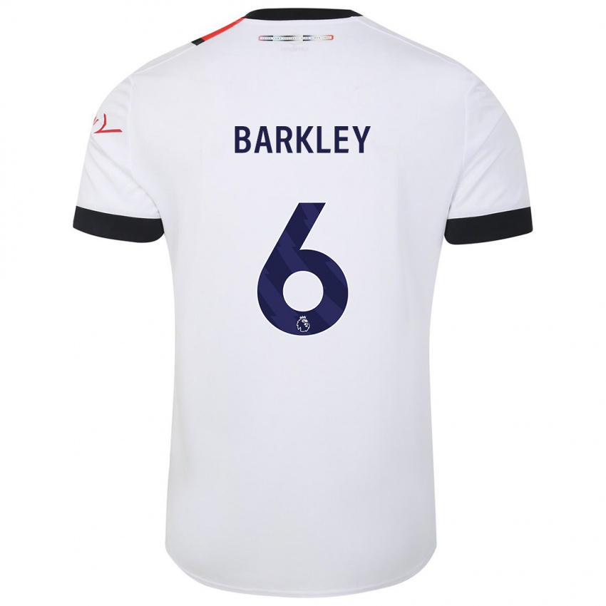 Herren Ross Barkley #6 Weiß Auswärtstrikot Trikot 2023/24 T-Shirt
