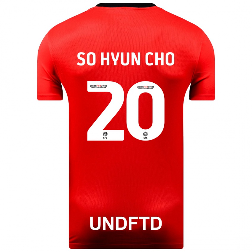 Herren Cho So-Hyun #20 Rot Auswärtstrikot Trikot 2023/24 T-Shirt