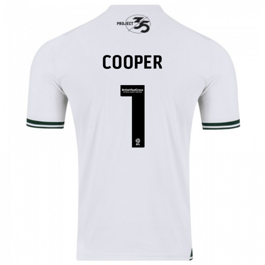 Herren Michael Cooper #1 Weiß Auswärtstrikot Trikot 2023/24 T-Shirt