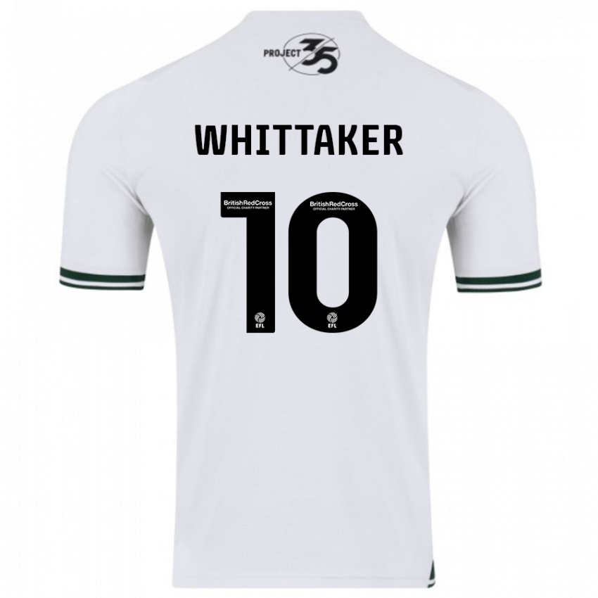 Herren Morgan Whittaker #10 Weiß Auswärtstrikot Trikot 2023/24 T-Shirt