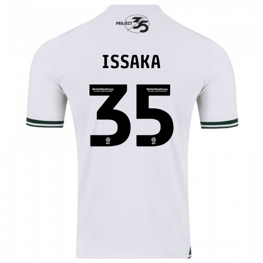 Herren Freddie Issaka #35 Weiß Auswärtstrikot Trikot 2023/24 T-Shirt