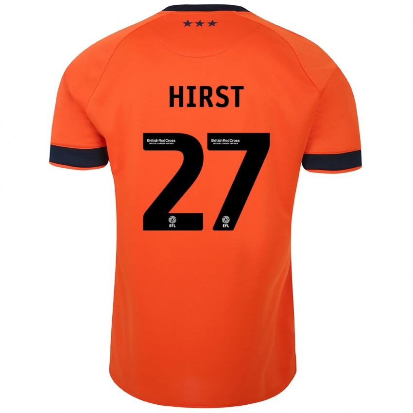 Herren George Hirst #27 Orangefarben Auswärtstrikot Trikot 2023/24 T-Shirt