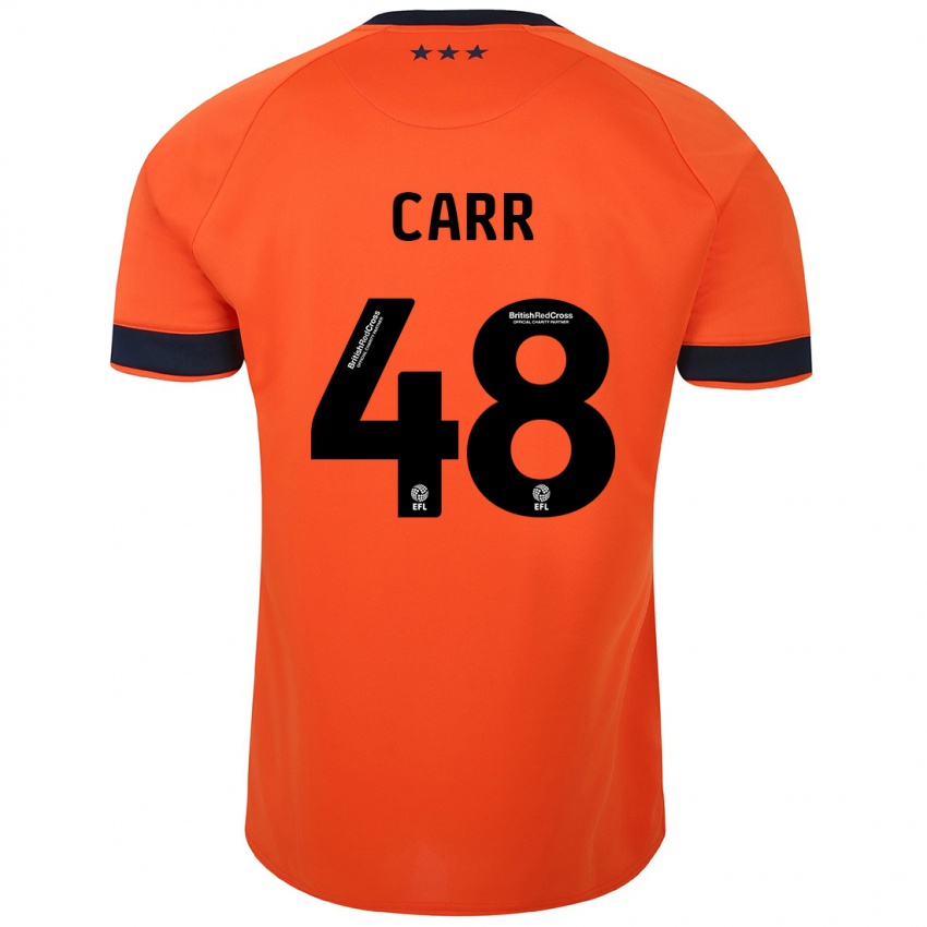 Herren Ryan Carr #48 Orangefarben Auswärtstrikot Trikot 2023/24 T-Shirt