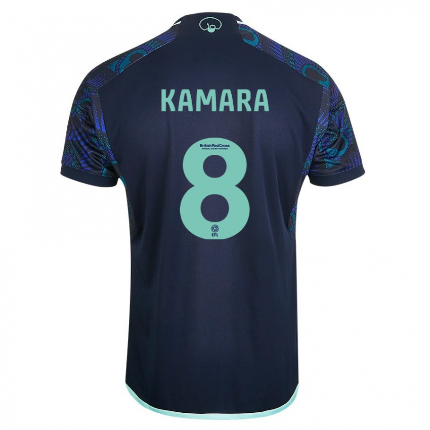 Herren Glen Kamara #8 Blau Auswärtstrikot Trikot 2023/24 T-Shirt