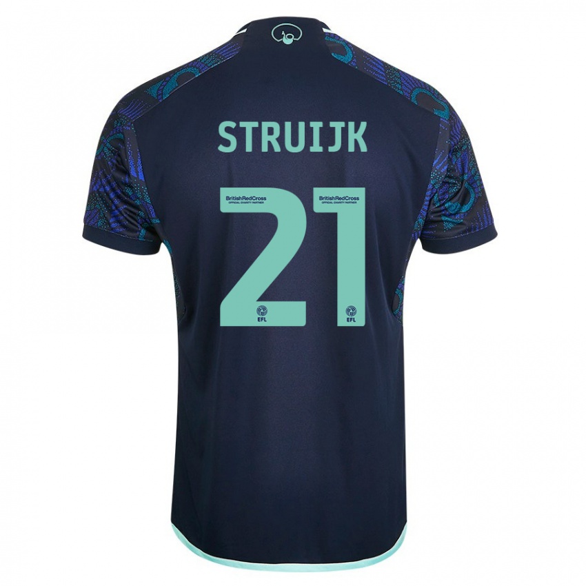 Herren Pascal Struijk #21 Blau Auswärtstrikot Trikot 2023/24 T-Shirt