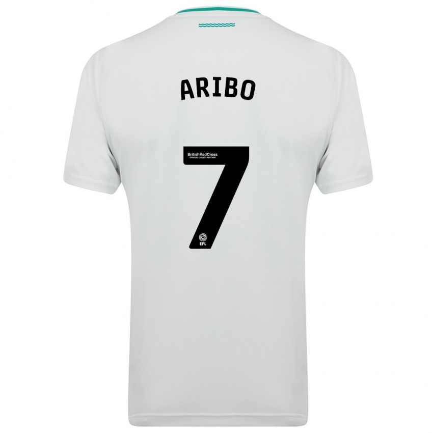 Herren Joe Aribo #7 Weiß Auswärtstrikot Trikot 2023/24 T-Shirt