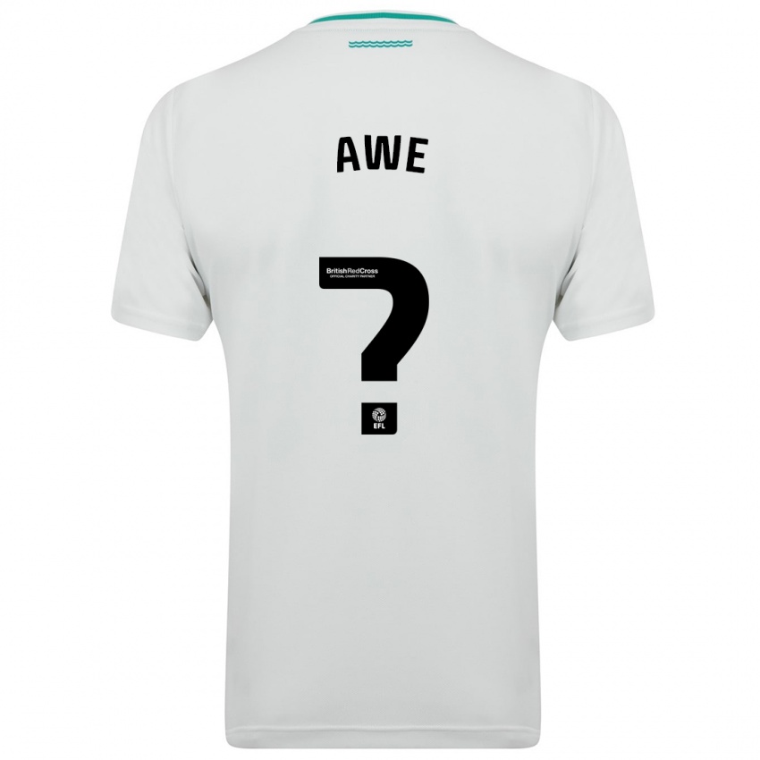 Herren Zach Awe #0 Weiß Auswärtstrikot Trikot 2023/24 T-Shirt