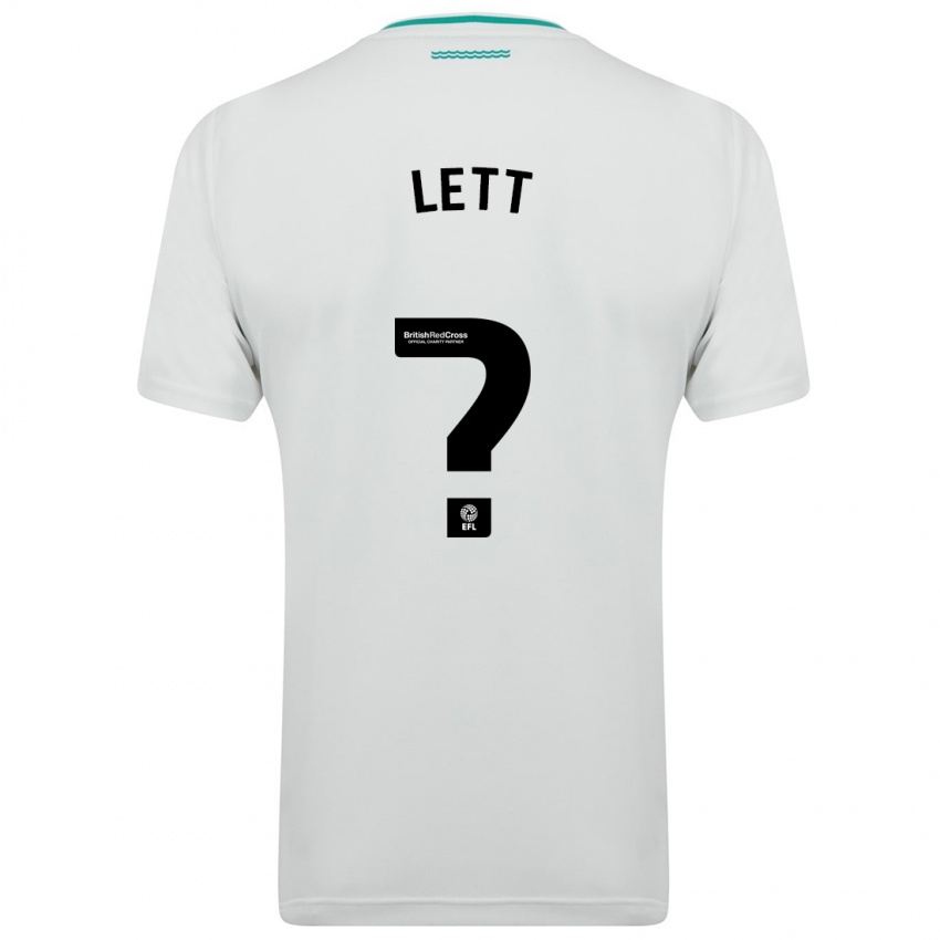 Herren Josh Lett #0 Weiß Auswärtstrikot Trikot 2023/24 T-Shirt