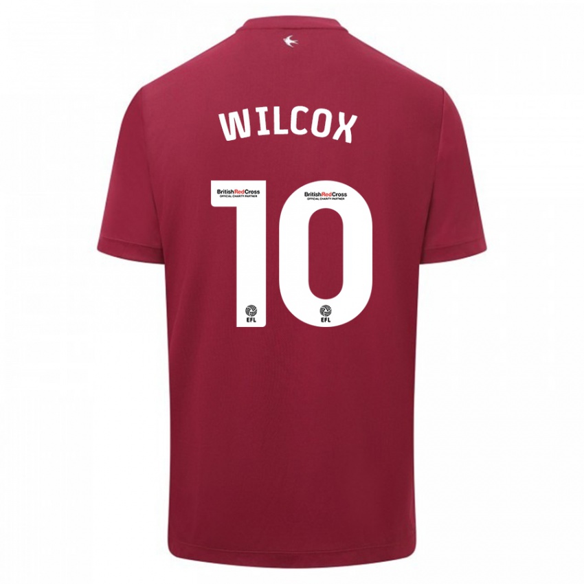 Herren Danielle Wilcox #10 Rot Auswärtstrikot Trikot 2023/24 T-Shirt