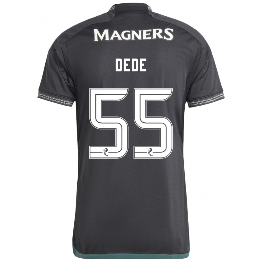 Herren Josh Dede #55 Schwarz Auswärtstrikot Trikot 2023/24 T-Shirt