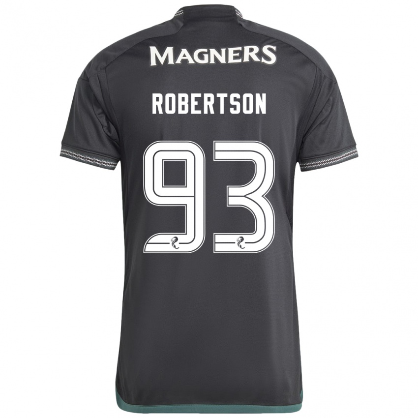 Herren Mitchell Robertson #93 Schwarz Auswärtstrikot Trikot 2023/24 T-Shirt