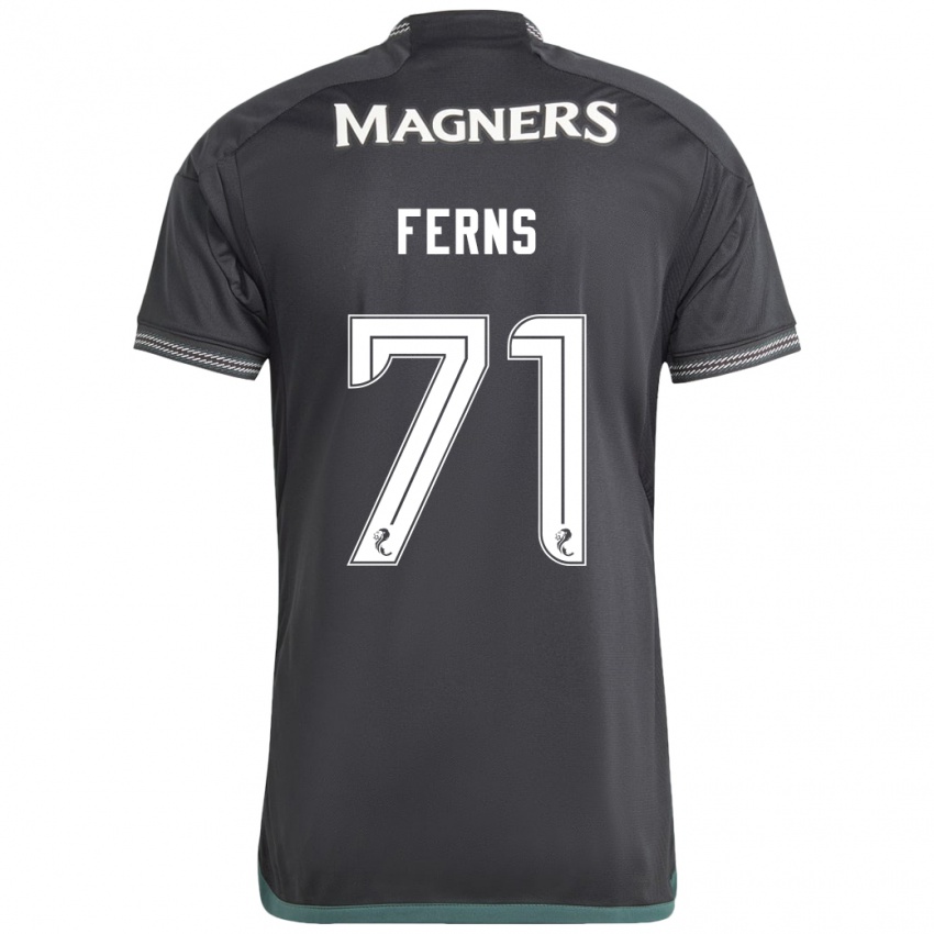 Herren Abbie Ferns #71 Schwarz Auswärtstrikot Trikot 2023/24 T-Shirt