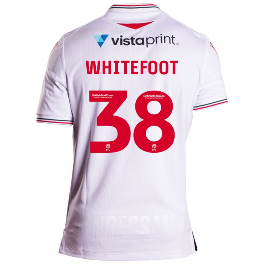 Herren Lily Whitefoot #38 Weiß Auswärtstrikot Trikot 2023/24 T-Shirt