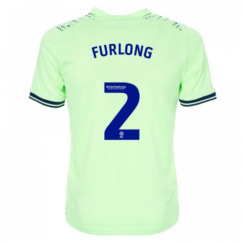 Herren Darnell Furlong #2 Marine Auswärtstrikot Trikot 2023/24 T-Shirt