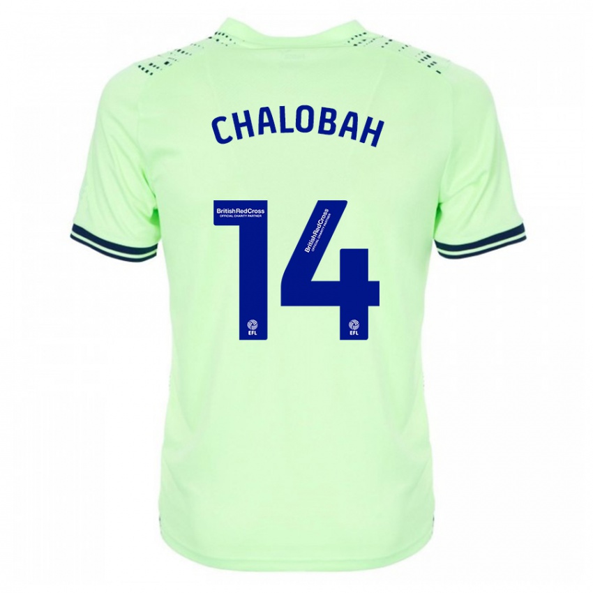 Herren Nathaniel Chalobah #14 Marine Auswärtstrikot Trikot 2023/24 T-Shirt