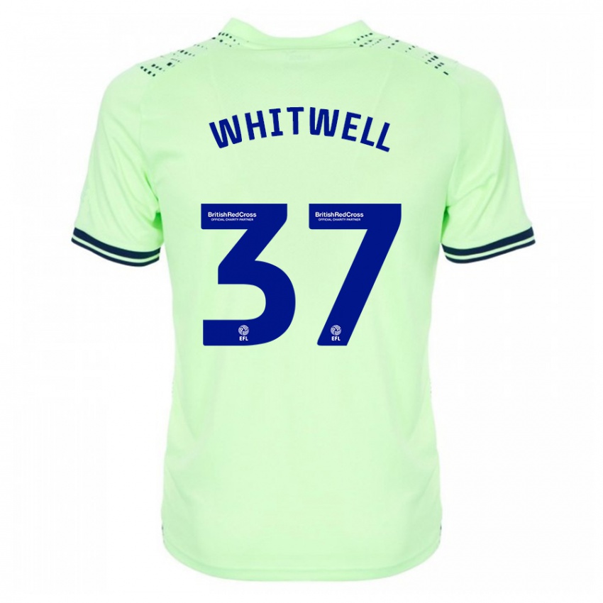 Herren Harry Whitwell #37 Marine Auswärtstrikot Trikot 2023/24 T-Shirt