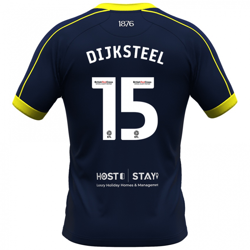 Herren Anfernee Dijksteel #15 Marine Auswärtstrikot Trikot 2023/24 T-Shirt