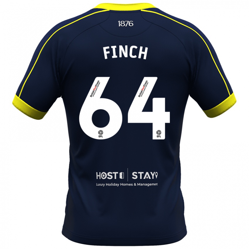 Herren Sonny Finch #64 Marine Auswärtstrikot Trikot 2023/24 T-Shirt