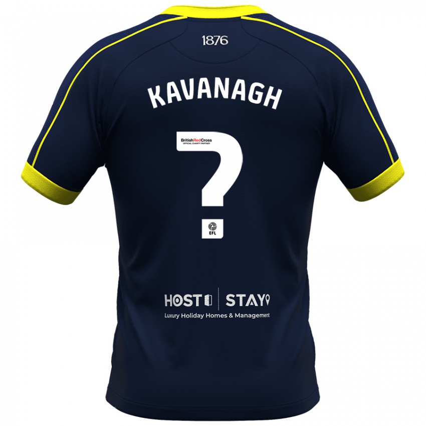 Herren Calum Kavanagh #0 Marine Auswärtstrikot Trikot 2023/24 T-Shirt