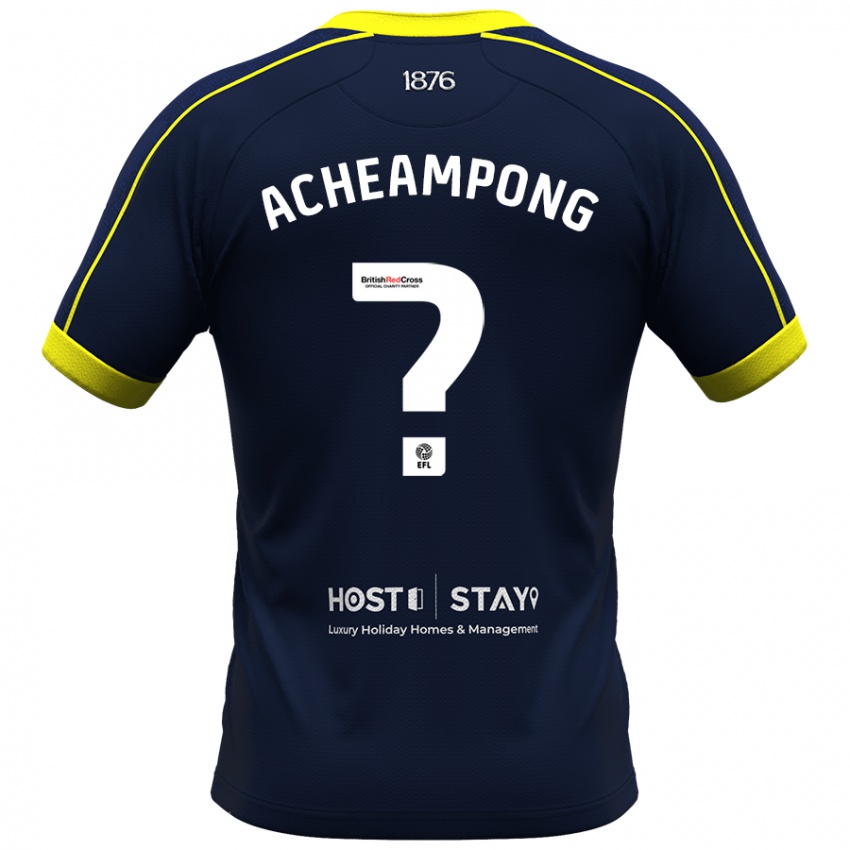 Herren Prince Acheampong #0 Marine Auswärtstrikot Trikot 2023/24 T-Shirt