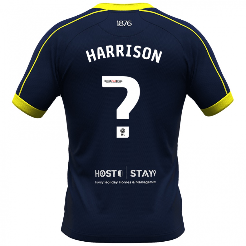 Herren Lucas Harrison #0 Marine Auswärtstrikot Trikot 2023/24 T-Shirt