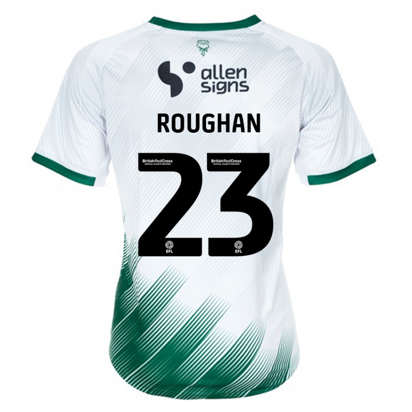 Herren Sean Roughan #23 Weiß Auswärtstrikot Trikot 2023/24 T-Shirt