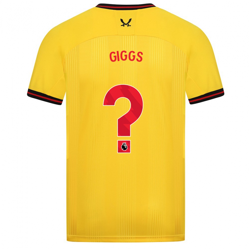 Herren Zach Giggs #0 Gelb Auswärtstrikot Trikot 2023/24 T-Shirt