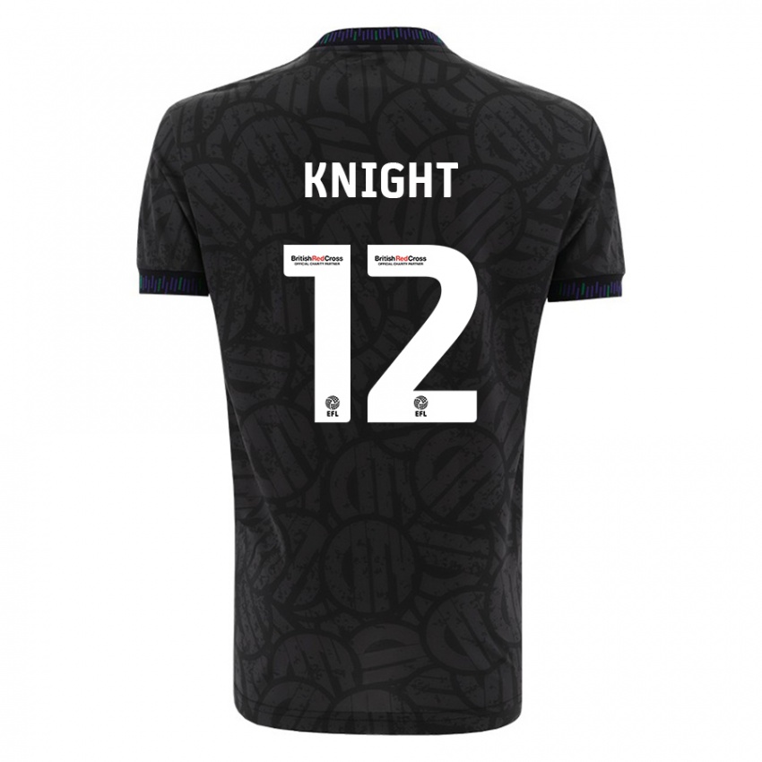 Herren Jason Knight #12 Schwarz Auswärtstrikot Trikot 2023/24 T-Shirt